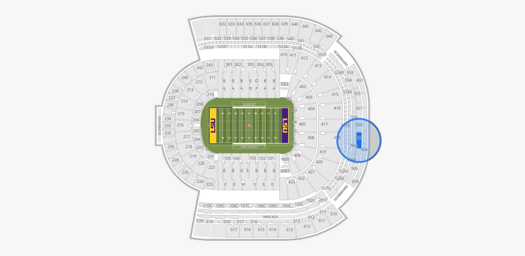 Tiger Stadium Seating Chart