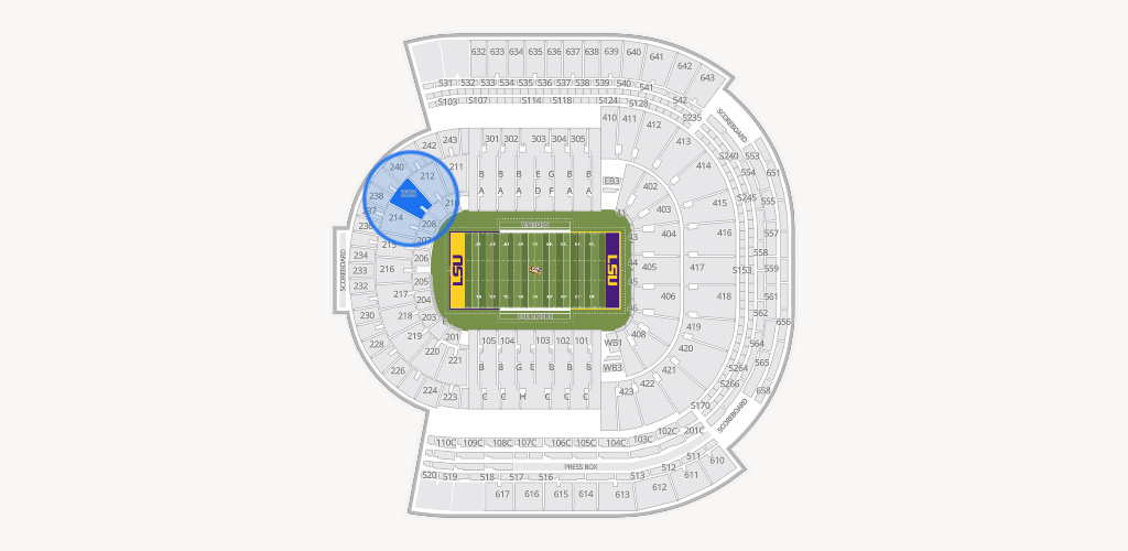 Tiger Stadium Seating Chart