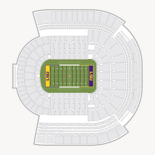 Tiger Stadium seating chart