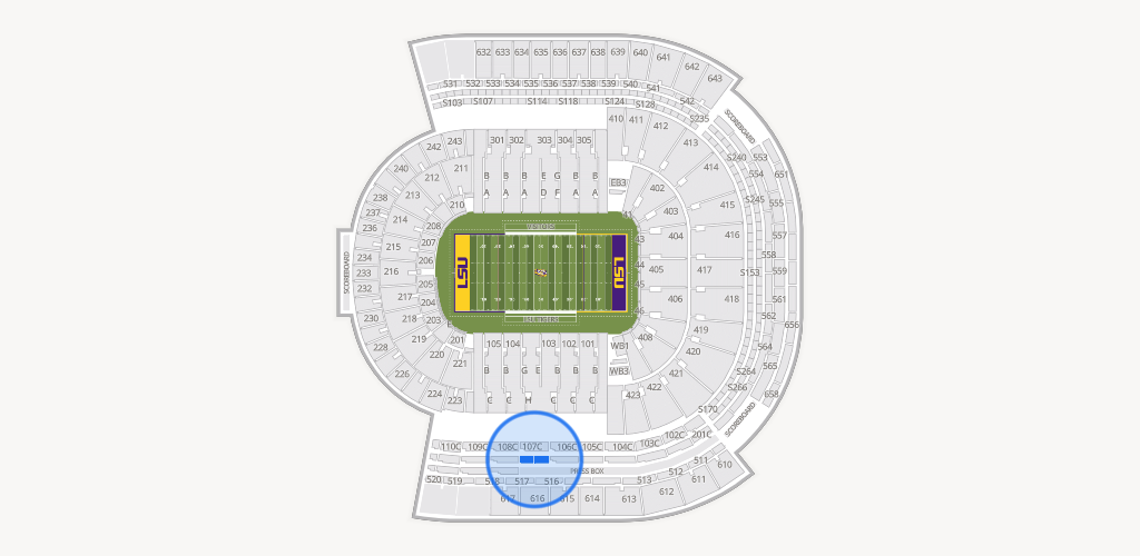 Tiger Stadium Seating Chart