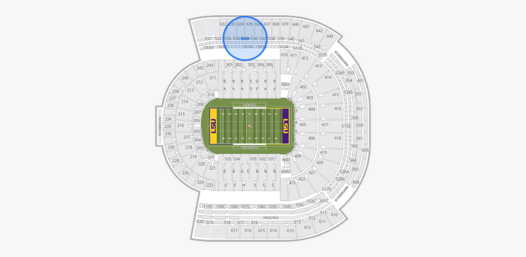 Tiger Stadium Seating Chart