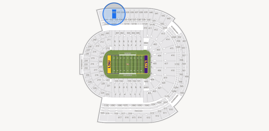 Tiger Stadium Seating Chart