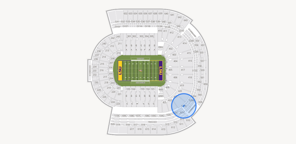 Tiger Stadium Seating Chart
