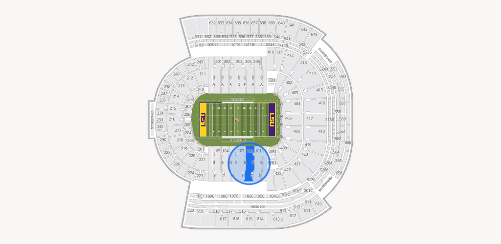 Tiger Stadium Seating Chart