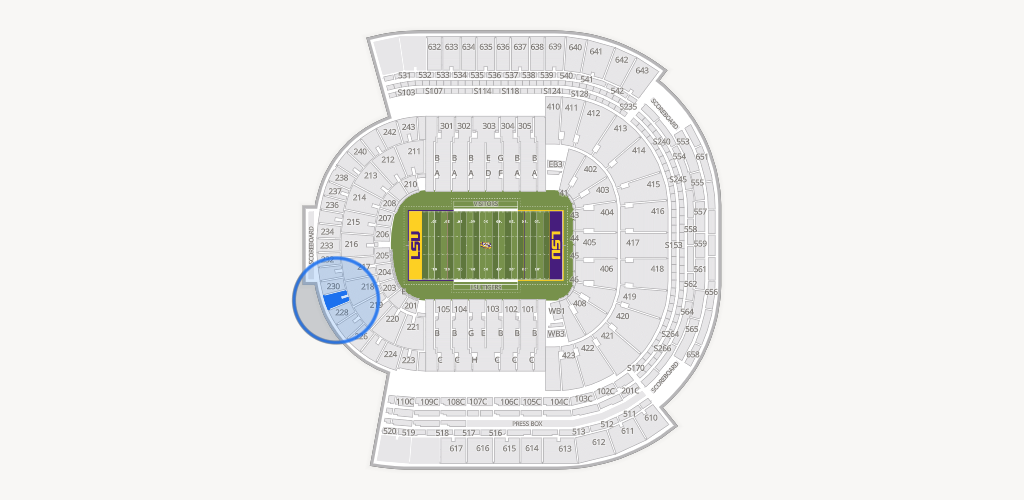Tiger Stadium Seating Chart
