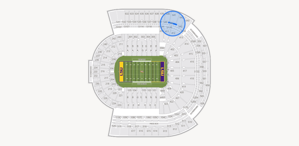 Tiger Stadium Seating Chart