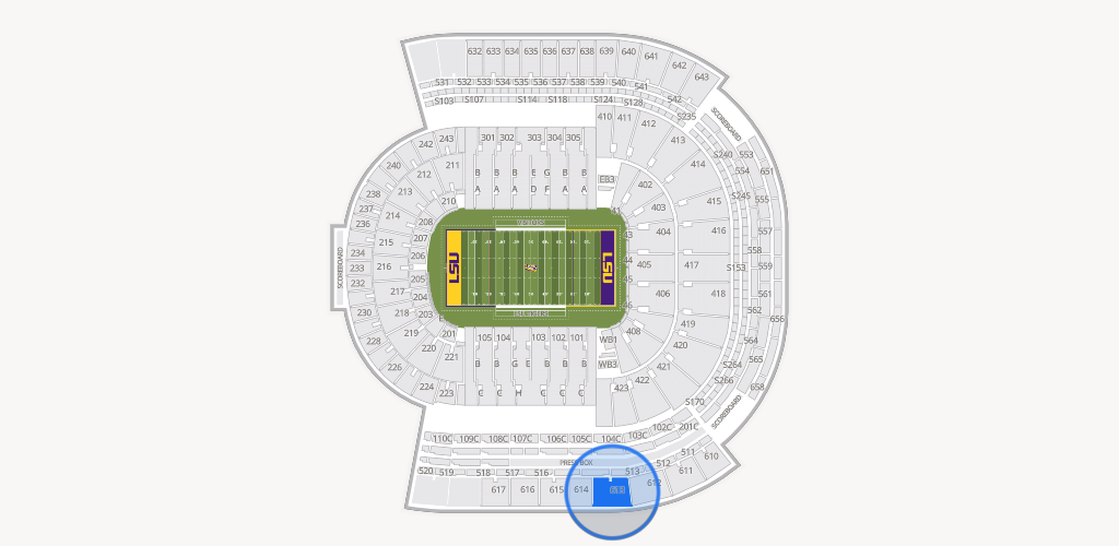 Tiger Stadium Seating Chart