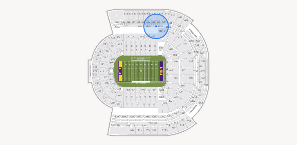 Tiger Stadium Seating Chart