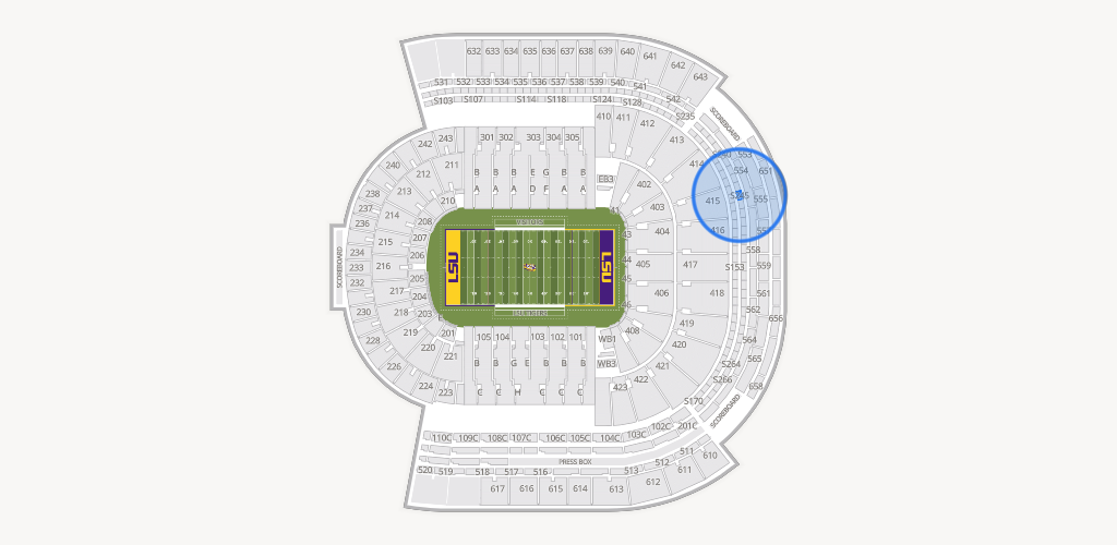 Tiger Stadium Seating Chart