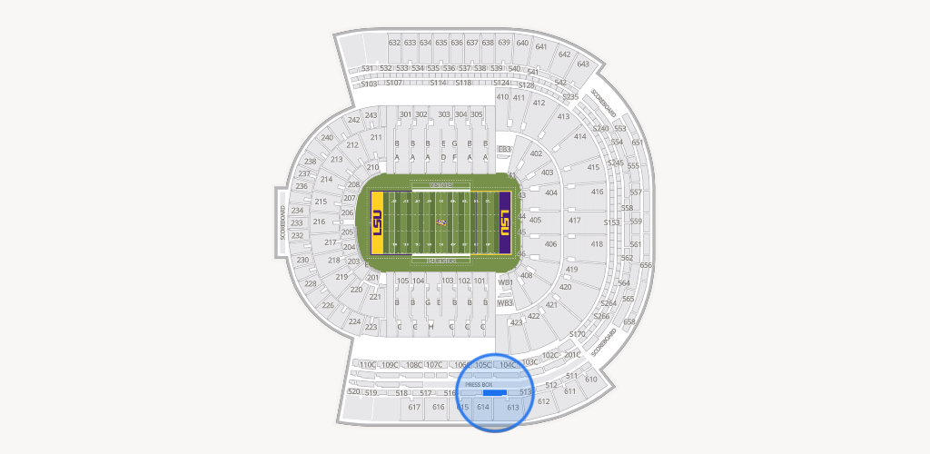 Tiger Stadium Seating Chart