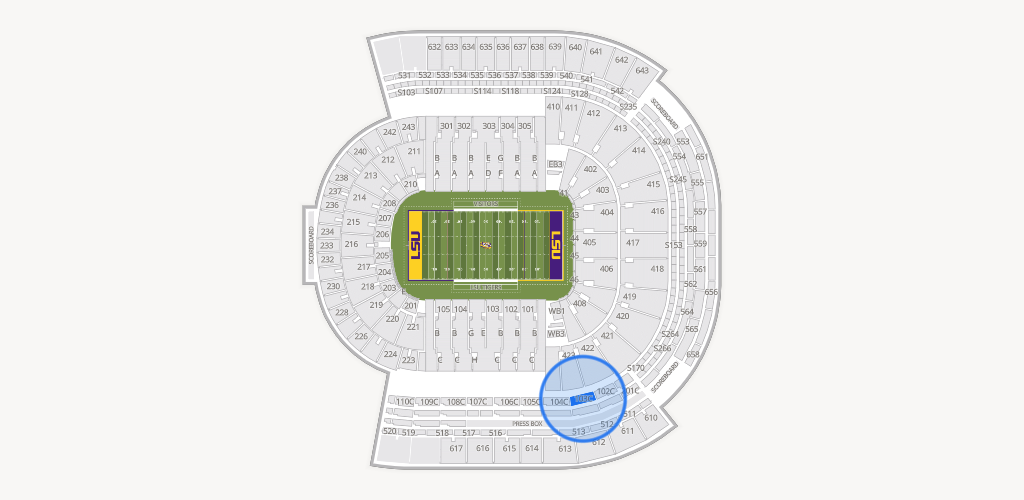 Tiger Stadium Seating Chart