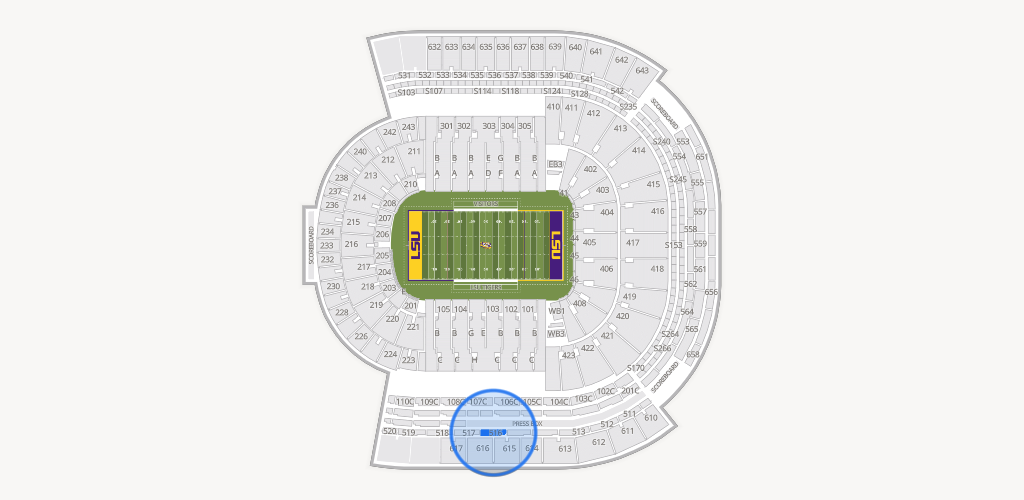 Tiger Stadium Seating Chart
