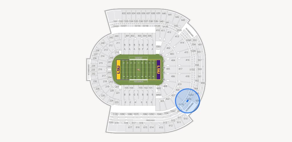 Tiger Stadium Seating Chart