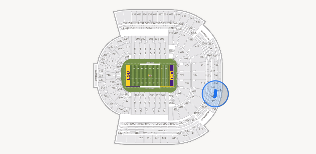 Tiger Stadium Seating Chart