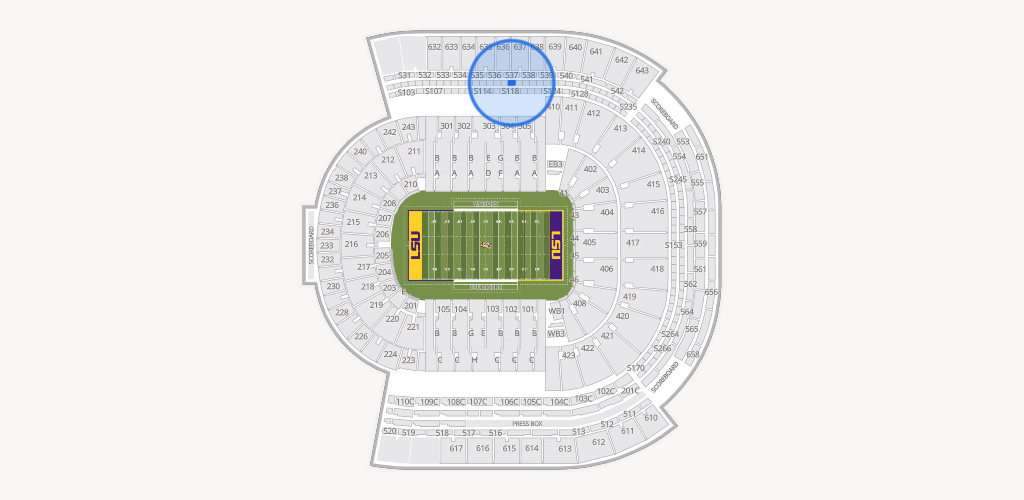 Tiger Stadium Seating Chart
