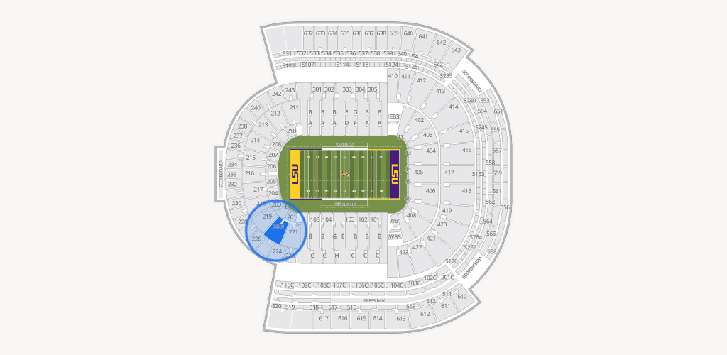 Tiger Stadium Seating Chart