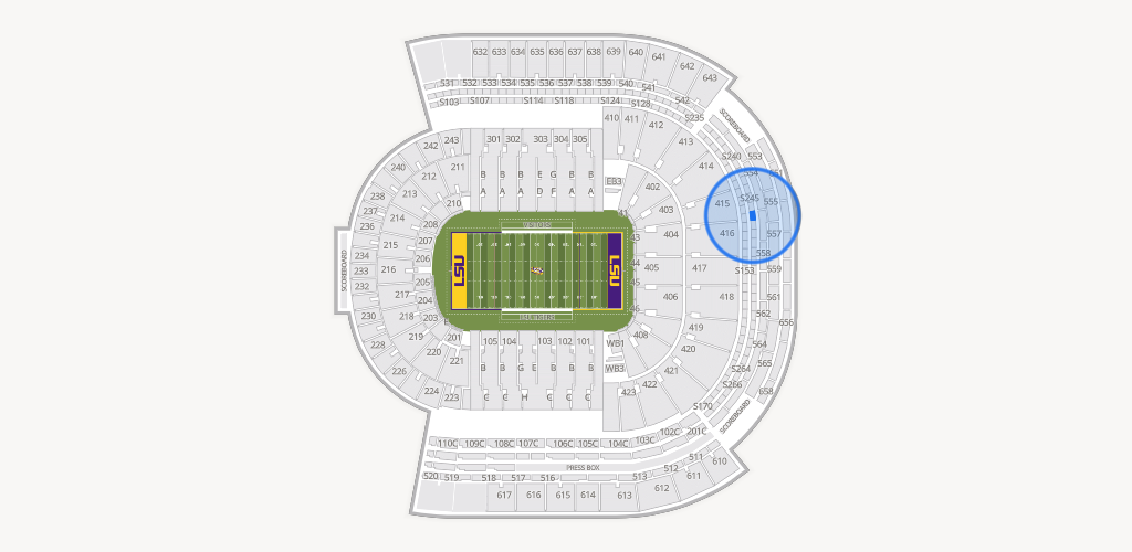 Tiger Stadium Seating Chart