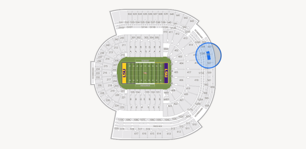 Tiger Stadium Seating Chart