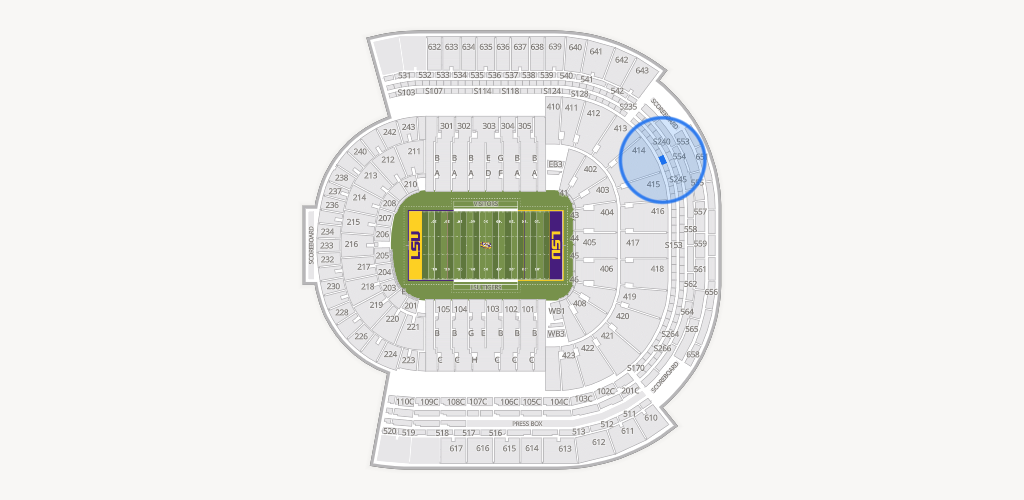 Tiger Stadium Seating Chart