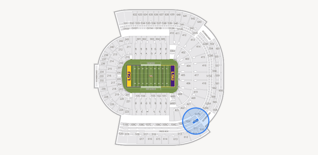 Tiger Stadium Seating Chart