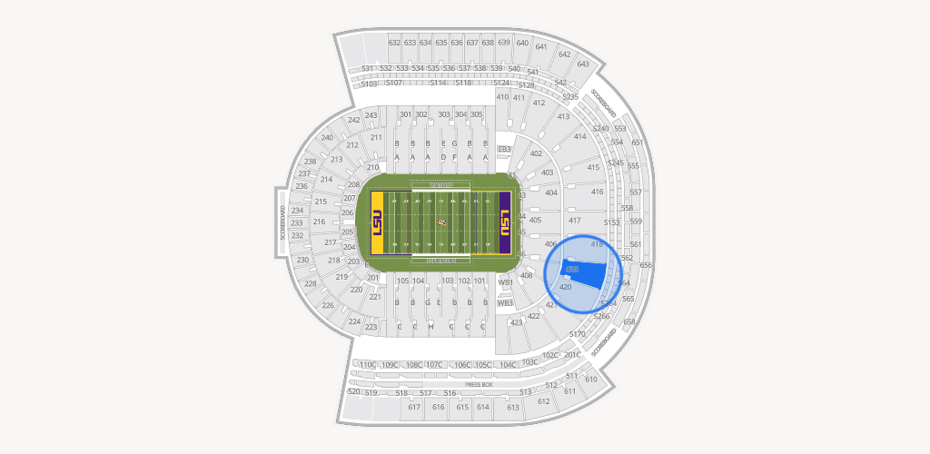 Tiger Stadium Seating Chart