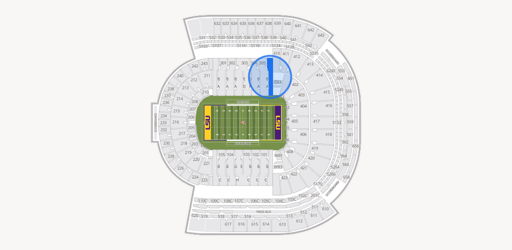 Tiger Stadium Seating Chart