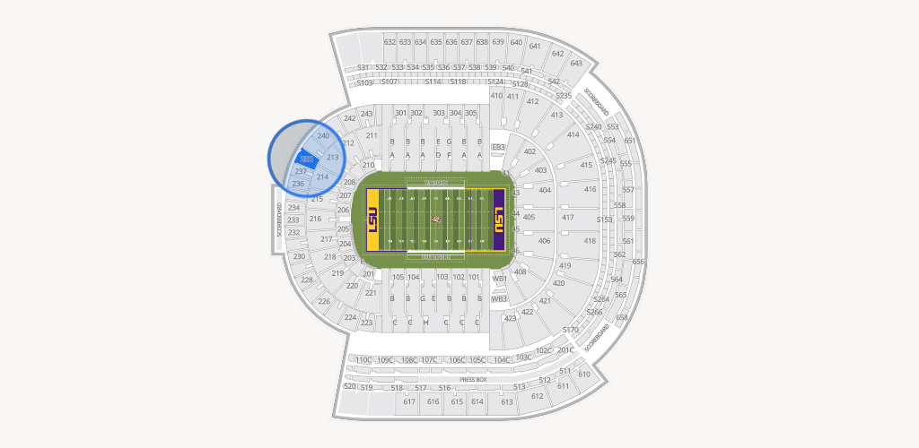 Tiger Stadium Seating Chart