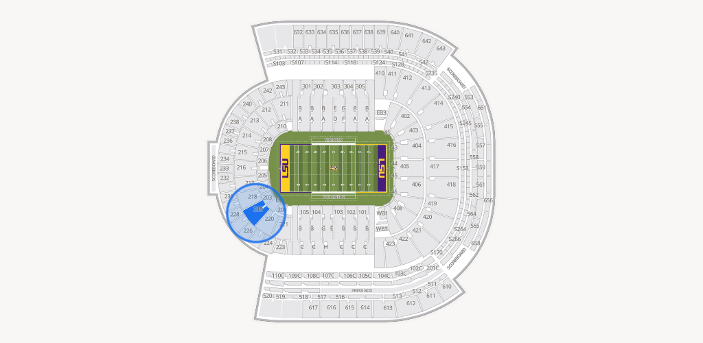 Tiger Stadium Seating Chart