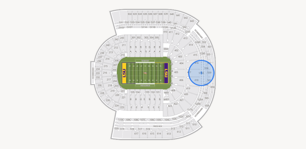 Tiger Stadium Seating Chart