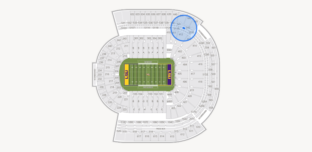 Tiger Stadium Seating Chart