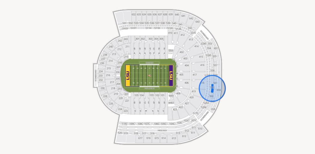 Tiger Stadium Seating Chart