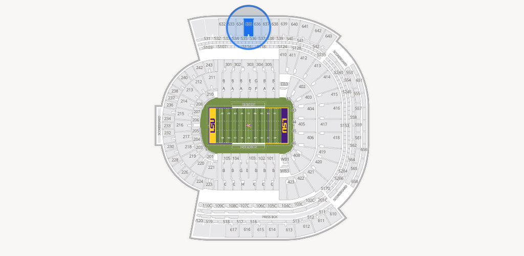 Tiger Stadium Seating Chart