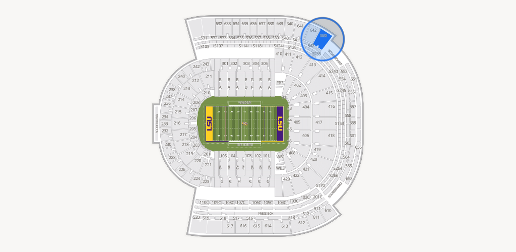 Tiger Stadium Seating Chart