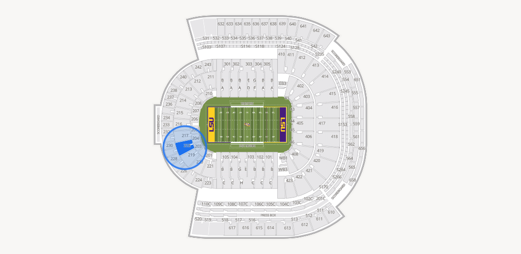 Tiger Stadium Seating Chart