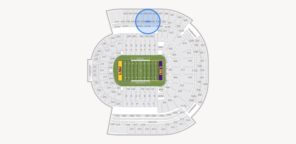 Tiger Stadium Seating Chart