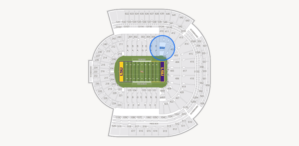 Tiger Stadium Seating Chart