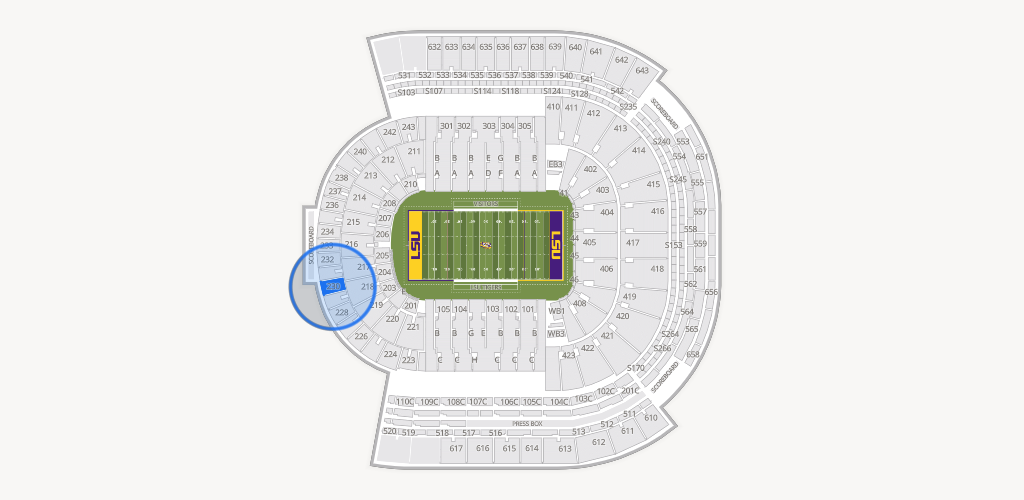 Tiger Stadium Seating Chart