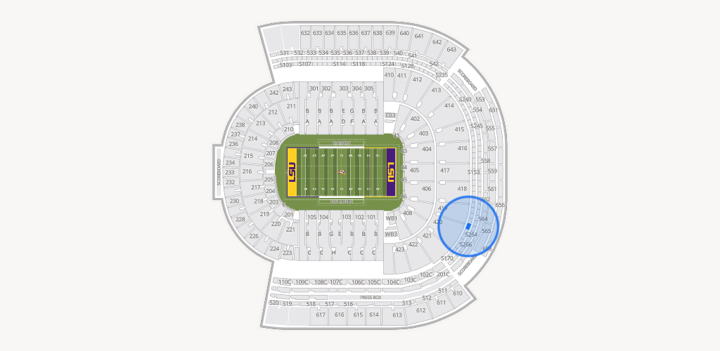 Tiger Stadium Seating Chart