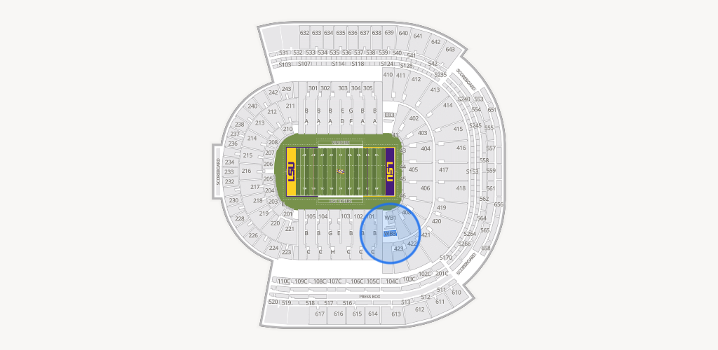 Tiger Stadium Seating Chart