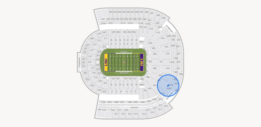 Tiger Stadium Seating Chart