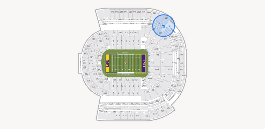 Tiger Stadium Seating Chart