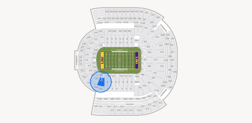 Tiger Stadium Seating Chart