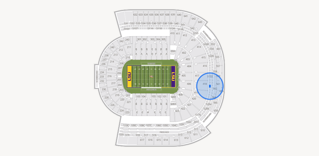 Tiger Stadium Seating Chart