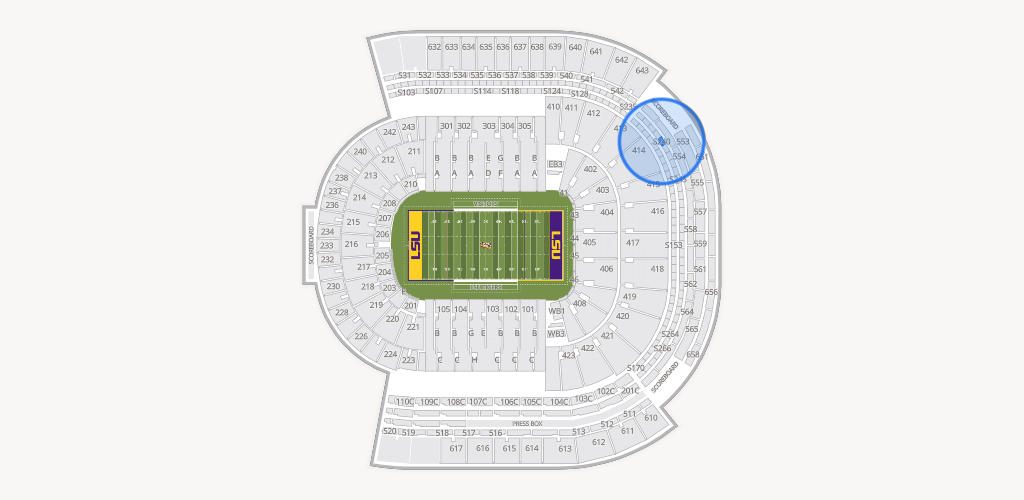Tiger Stadium Seating Chart