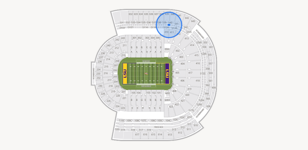 Tiger Stadium Seating Chart