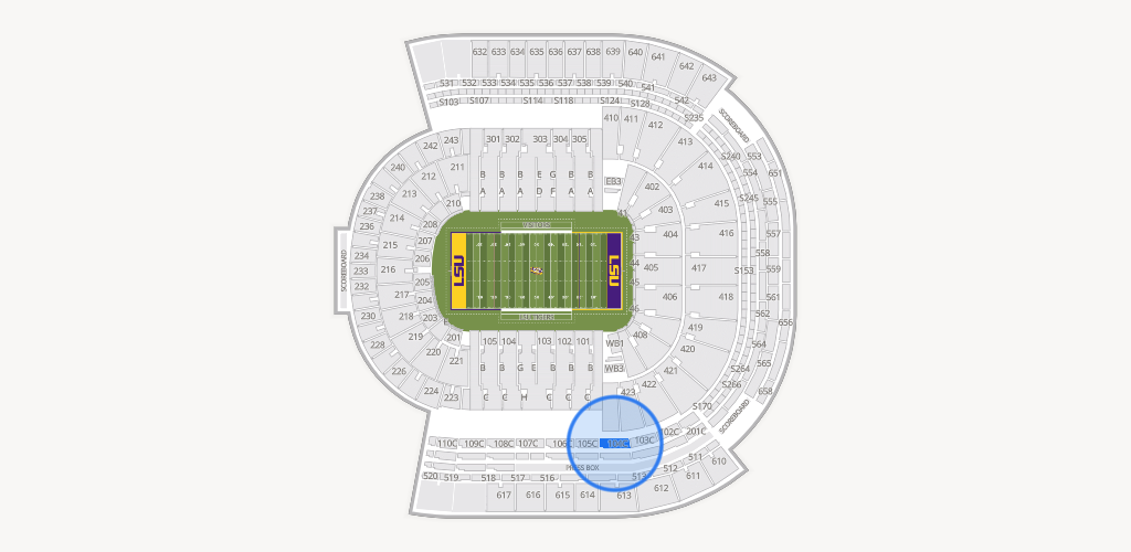 Tiger Stadium Seating Chart