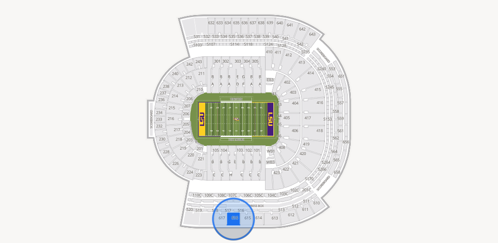 Tiger Stadium Seating Chart