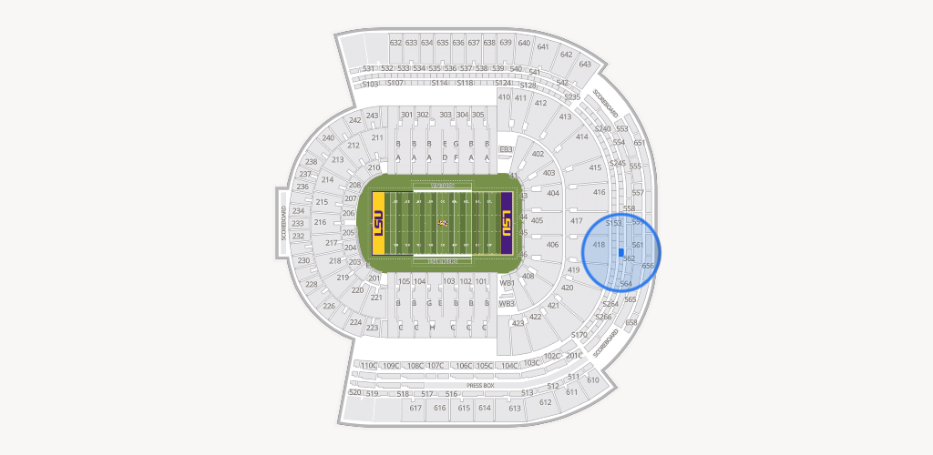 Tiger Stadium Seating Chart
