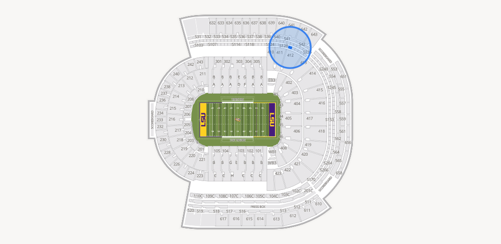Tiger Stadium Seating Chart