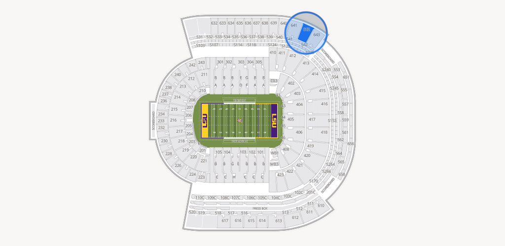 Tiger Stadium Seating Chart